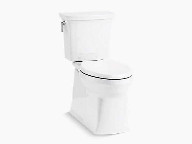 Corbelle Skirted Two Piece Elongated Chair Height Toilet 1 28 Gpf K 3814 Kohler - Elongated Toilet Seat Height